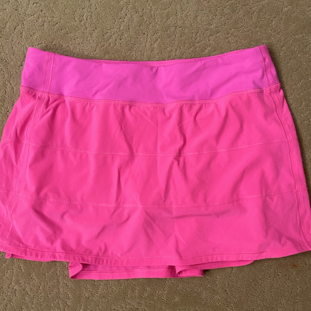 Lululemon pace rival skirt/skort 10 tall